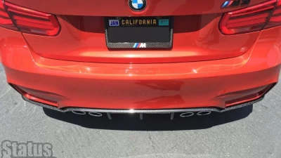 Status Gruppe FRP Finned Style Rear Diffuser with Bumper extension BMW F80/82/83 M3 | M4 2015-2019                                     - SGTBMWF80/82/83DFEFRP - Image 19