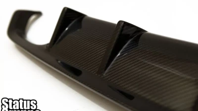 Status Gruppe FRP Finned Style Rear Diffuser with Bumper extension BMW F80/82/83 M3 | M4 2015-2019                                     - SGTBMWF80/82/83DFEFRP - Image 6