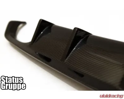 Status Gruppe FRP Finned Style Rear Diffuser with Bumper extension BMW F80/82/83 M3 | M4 2015-2019 - SGTBMWF80/82/83DFEFRP
