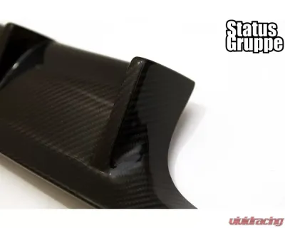 Status Gruppe FRP Finned Style Rear Diffuser with Bumper extension BMW F80/82/83 M3 | M4 2015-2019 - SGTBMWF80/82/83DFEFRP