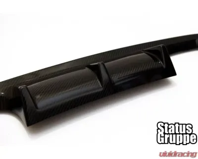 Status Gruppe FRP Finned Style Rear Diffuser with Bumper extension BMW F80/82/83 M3 | M4 2015-2019 - SGTBMWF80/82/83DFEFRP