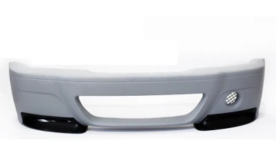 Status Gruppe CSL Style Front Bumper w/ Intake Grill & 2x2 CF splitters BMW E46 M3 2001-2006                                     - E46M3CSLBSV2x2Y-1 - Image 13