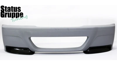 Status Gruppe CSL Style Front Bumper w/ Intake Grill & 2x2 CF splitters BMW E46 M3 2001-2006                                     - E46M3CSLBSV2x2Y-1 - Image 3