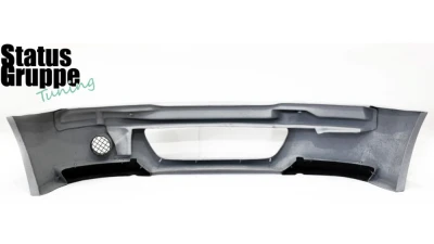 Status Gruppe CSL Style Front Bumper w/ Intake Grill & 2x2 CF splitters BMW E46 M3 2001-2006                                     - E46M3CSLBSV2x2Y-1 - Image 5