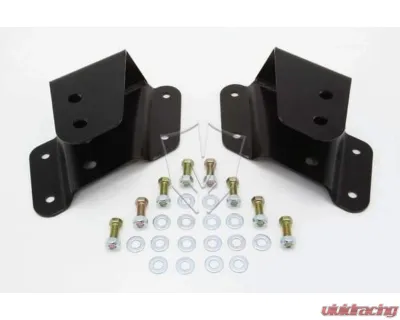 McGaughys Suspension 1"-2" Adjustable Front Leaf Spring Drop Hangers for 1999-2006 GM 1500 - 33035