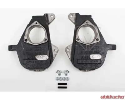 McGaughys Suspension 2" Drop Spindles for GM 1500 Trucks 2007-2016, 17" Wheel Required - 34050