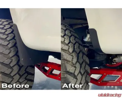 McGaughys Suspension Mud Flap Delete Kit for Chevrolet Silverado 1500 2019-2025 - 50798