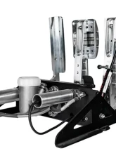 obp Motorsport Silver Hydraulic Technology E-Sports Pro-Race V2 3 Pedal System                                     - OBP-SIMPB-01 - Image 2