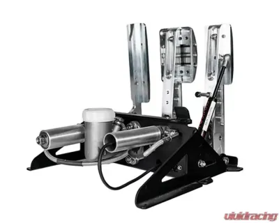 obp Motorsport Silver Hydraulic Technology E-Sports Pro-Race V2 3 Pedal System - OBP-SIMPB-01