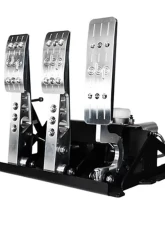 obp Motorsport Silver Hydraulic Technology E-Sports Pro-Race V2 3 Pedal System                                     - OBP-SIMPB-01 - Image 3