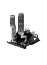 obp Motorsport Silver Hydraulic Technology E-Sports Pro-Race V2 2 Pedal System                                     - OBP-SIMPB-02 - Image 2