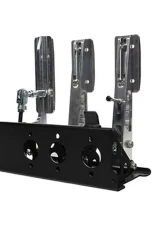 obp Motorsport Pro-Race V2 Floor Mounted Bulkhead Fit 3 Pedal System                                     - OBP0002PR - Image 2