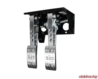 obp Motorsport Pro-Race V2 Top Mounted Bulkhead Fit 2 Brake and Clutch Pedal System - OBP0161PRT