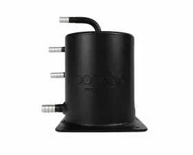 obp Motorsport 1L Push On Black Finish Base Mount Fuel Swirl Pot