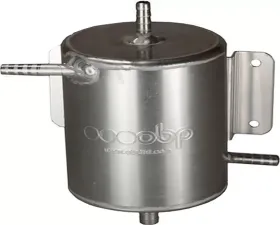 obp Motorsport 100mm x 135mm 1L Push On Bulkhead Mount Fuel Swirl Pot