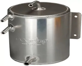 obp Motorsport 130mm x 170mm 2L Bulkhead Mount Bent Top Tube Fuel Swirl Pot