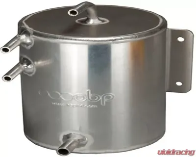 obp Motorsport 130mm x 170mm 2L Bulkhead Mount Bent Top Tube Fuel Swirl Pot - OBPA030