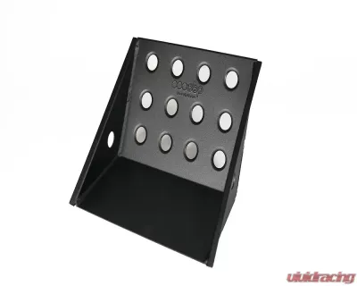 obp Motorsport Black Small Dark Matter' Professional Rally Co-Driver | Navigator Foot Rest - OBPA040DM