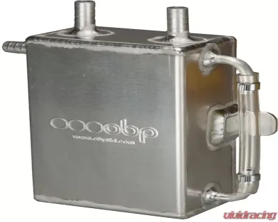 obp Motorsport 1L Square Bulkhead Mount Oil Catch Tank - OBPCT001