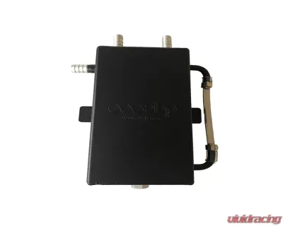 obp Motorsport 1L Square Dark Matter Bulkhead Mount Oil Catch Tank - OBPCT001DM