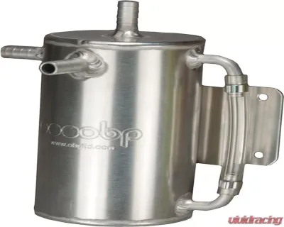 obp Motorsport 1L Round Bulkhead Mount Oil Catch Tank - OBPCT004