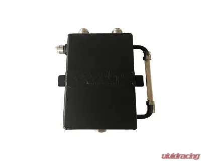 obp Motorsport 1L Bulkhead Mount with JIC Fittings Oil Catch Tank - OBPCTJIC01DM