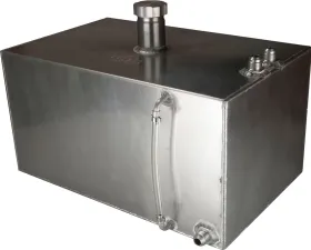obp Motorsport 6 Gallon No Foam Square Alloy Baffled Fuel Tank with JIC Fittings