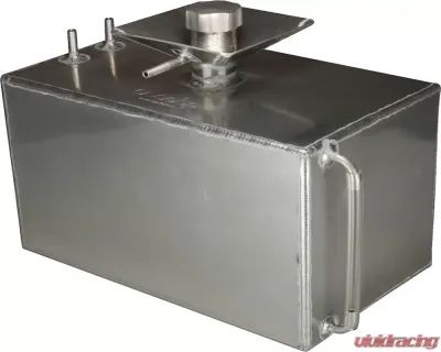 obp Motorsport 3 Gallon Square Aluminium Petrol Foam Alloy Baffled Fuel Tank with Splash Bowl - OBPFTSB011