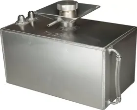 obp Motorsport 3 Gallon Aluminium No Foam Alloy Baffled Fuel Tank with Splash Bowl and JIC Fittings