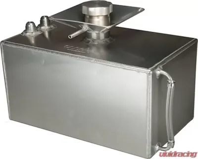 obp Motorsport 3 Gallon Aluminium No Foam Alloy Baffled Fuel Tank with Splash Bowl and JIC Fittings - OBPFTSBJIC002
