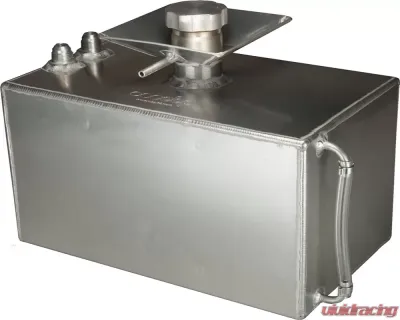 obp Motorsport 3 Gallon Aluminium Petrol Foam Alloy Baffled Fuel Tank with Splash Bowl and JIC Fittings - OBPFTSBJIC011