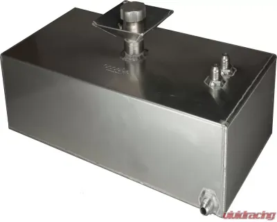obp Motorsport 6 Gallon Aluminium Petrol Foam Alloy Baffled Fuel Tank with Splash Bowl and JIC Fittings - OBPFTSBJIC014