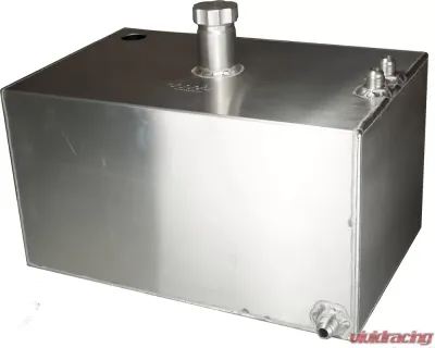 obp Motorsport 4 Gallon Alloy Baffled Fuel Tank with Sender Hole and JIC Fittings - OBPFTSJIC01