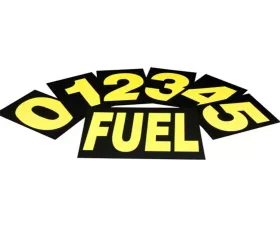 obp Motorsport Yellow Standard Pit Board Numbers