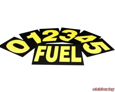 obp Motorsport Yellow Standard Pit Board Numbers - OBPPBNY