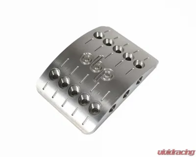 obp Motorsport 78mm Silver Large Brake Pedal Pad Upgrade - OBPPED4W