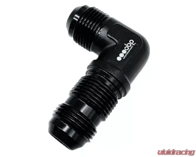 OBP Motorsports AN6 Bulkhead 90 Degree Adaptor Black - OBP-90A-6