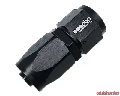 OBP Motorsports AN8 CPE Straight Fitting Black - OBP-CPE-8-S