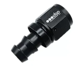 OBP Motorsports AN10 Push Lock Straight Fitting Black