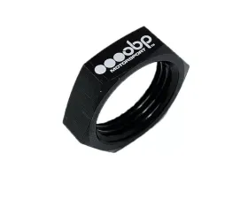 OBP Motorsports AN10 Bulkhead Nut Black