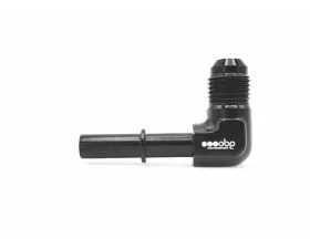 obp Motorsport AN6 Male to 10mm OE Fuel Line 90Deg Quick Connector