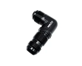 obp Motorsport Black AN4 90deg Bulkhead Adaptor