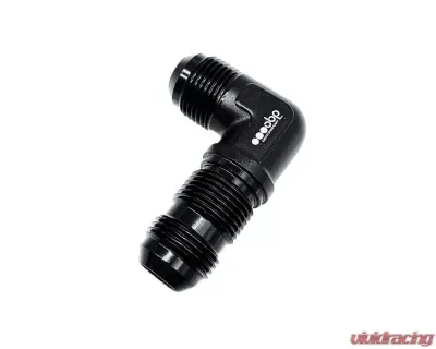 obp Motorsport Black AN4 90deg Bulkhead Adaptor - OBP-90A-4