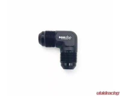 obp Motorsport Black AN8 90Deg Standard Adaptor - OBP-90SA-8