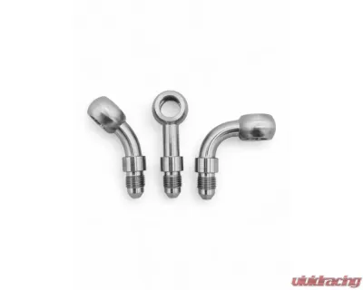 obp Motorsport 10mm ID Banjo Male Hose End - 45Deg - OBP-AN3-10BM-45