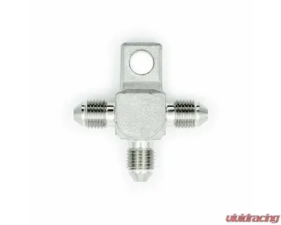 obp Motorsport AN3 Equal T Piece Adaptor w/ Mounting Tab - OBP-AN3-TMT