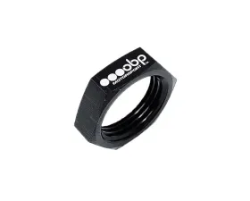 obp Motorsport Black AN4 Bulkhead Nut