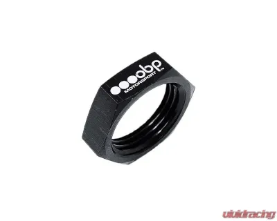 obp Motorsport Black AN4 Bulkhead Nut - OBP-BHN-4