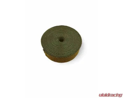 obp Motorsport 2"x50FT Exhaust Titanium Natural Heat Wrap - OBP-EHW-1