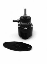 obp Motorsport Black Fuel Pressure Regulator w/ AN6 Ports & 5mm Barb Vacuum                                     - OBP-FPR-001 - Image 2